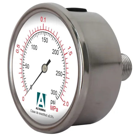 Manómetro con glicerina MAN0-300GBM