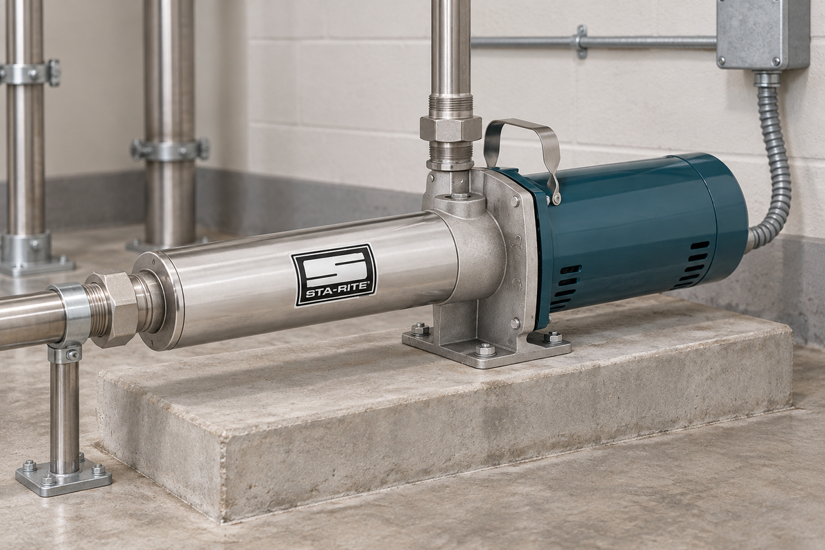 Aplicación ilustrativa — BOMBA BOOSTER SST 1HP 10GPM 10ETAPAS HPS10E