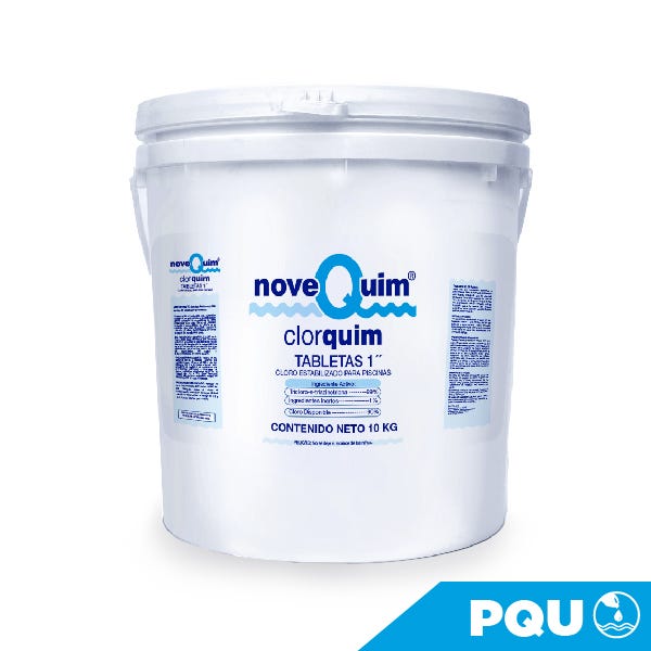 CLORQUIM 10 KG. TAB. 1" — Fotografía del proveedor