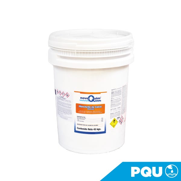 HIPOCLORITO DE CALCIO NOVEQUIM, TABLETA 1", AL 68%, ENV 45 KG — Fotografía del proveedor