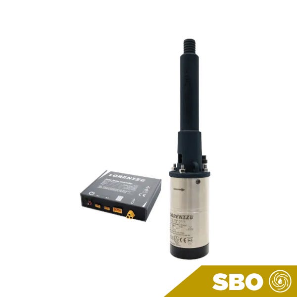 SISTEMA DE BOMBEO SUMERGIBLE LORENTZ, ECDRIVE 100-AHR-S MOTOR 0.2KW DC Y BOMBA HELICOIDAL 7CM3/REV CLASE 2 Y CONTOL PS2-100 — Fotografía del proveedor