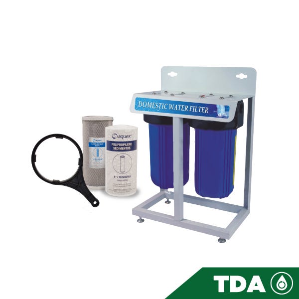 SISTEMA FILTRACION 2 ETAPAS PORTAFILTROS 10"BB — Fotografía del proveedor