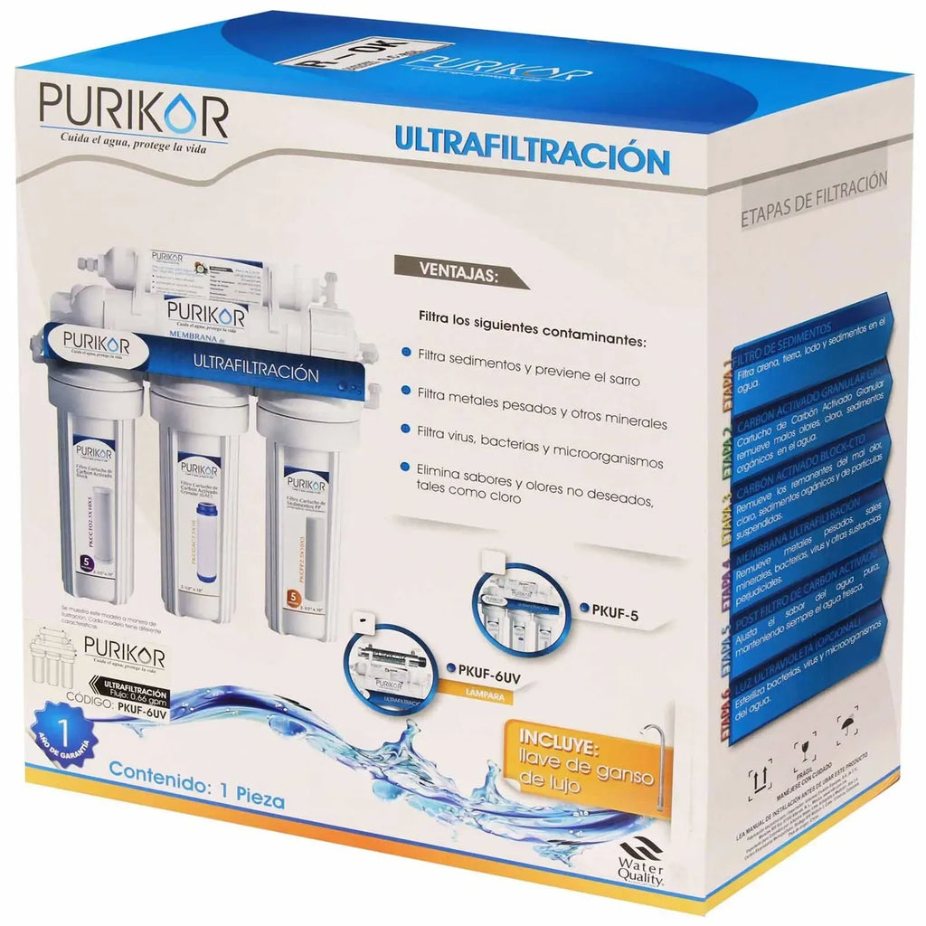 Sistema de ultrafiltración  PKUF-6UV