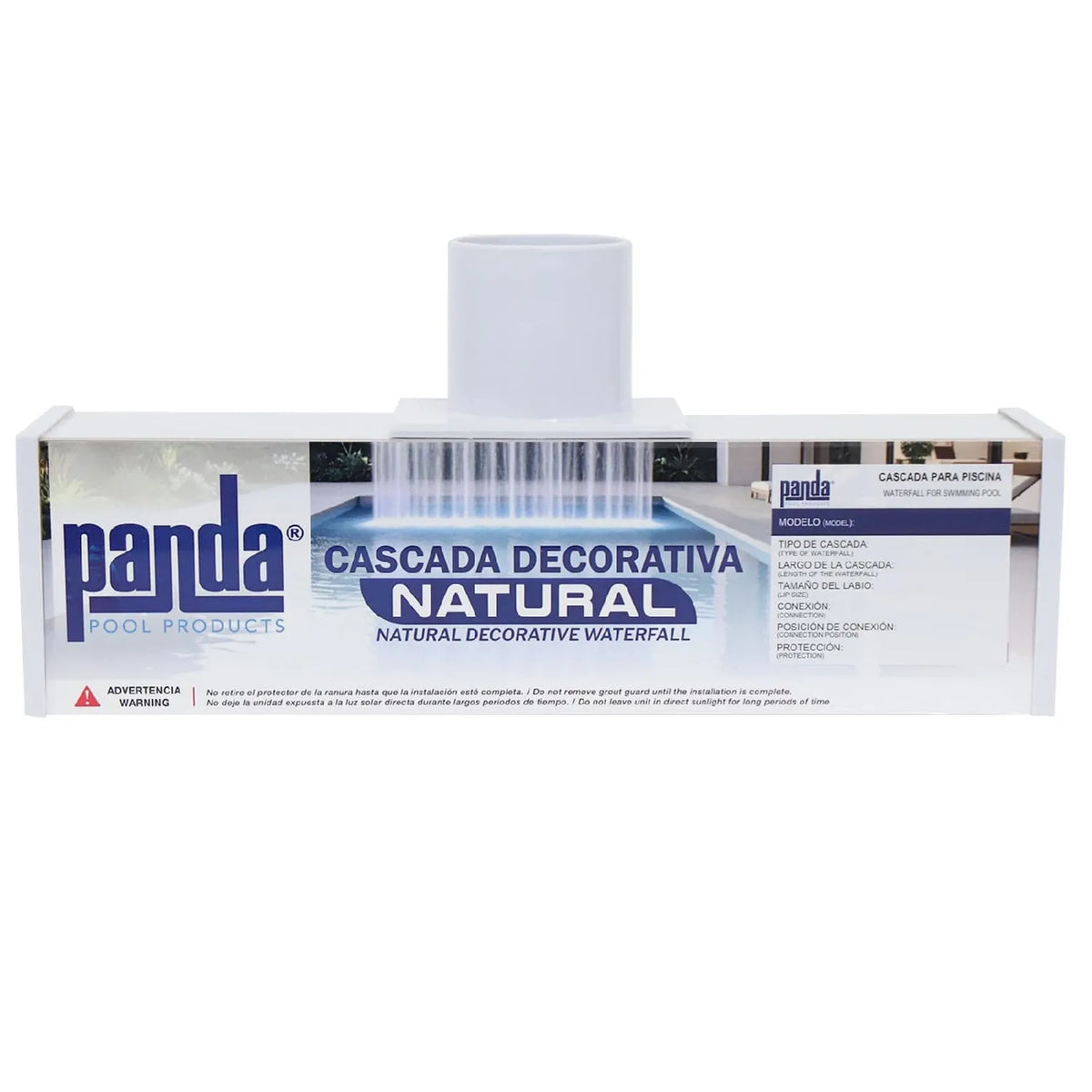 Fotografía oficial de equipo para piscina PANDA POOL PRODUCTS. Presentación publicada por VDE.