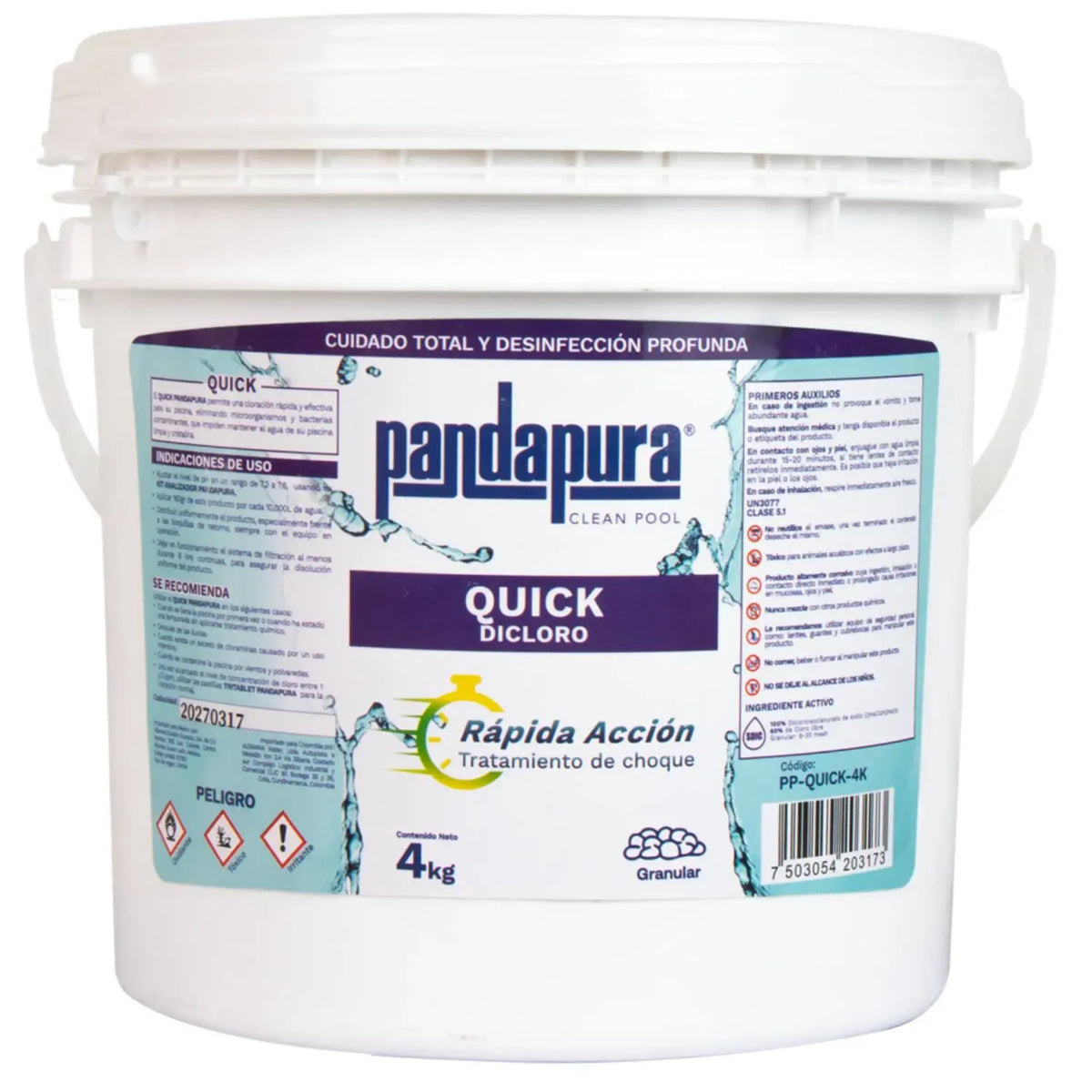 Fotografía oficial de equipo para piscina PANDAPURA. Presentación publicada por VDE.