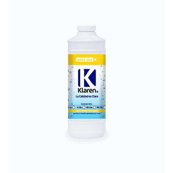 GOLD & CLEAR, ENVASE DE 0.946 LTS