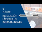 ¿Cómo instalar mi lámpara UV PKUV-18-RAV-PH?