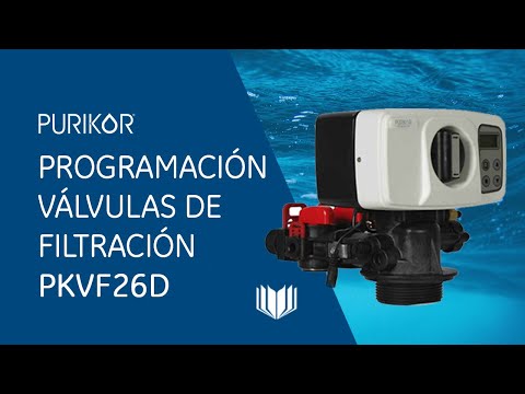 ¿Cómo programar mi válvula de filtración PKVF26D?