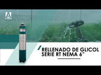 Rellenado de glicol en motor sumergible serie RT Nema 6"