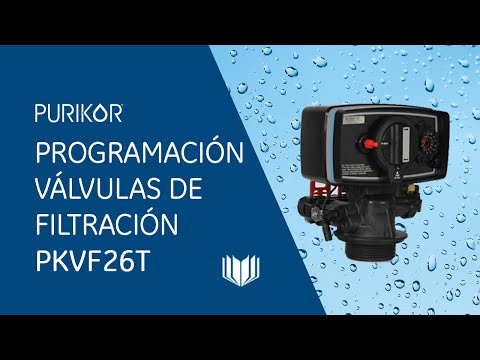 ¿Cómo programar mi válvula de filtración PKVF26T?