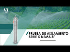 Prueba de aislamiento en motor sumergible serie X Nema 8"