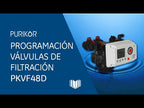 ¿Cómo programar mi válvula de filtración PKVF48D?
