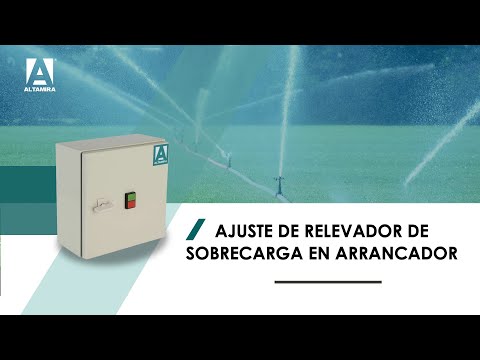 Ajuste de relevador de sobrecarga en arrancador ALTAMIRA