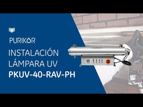 ¿Cómo instalar mi lámpara UV PKUV-40-RAV-PH?