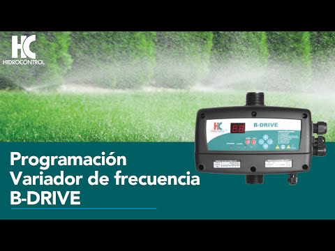 Programación variador de frecuencia B-Drive