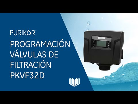 ¿Cómo programar mi válvula de filtración PKVF32D?