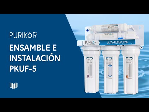 ¿Cómo ensamblar e instalar tu sistema de ultrafiltración de 5 etapas PKUF-5?