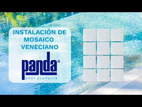 Instalación de mosaico veneciano PANDA