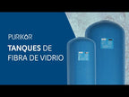Tanques de fibra de vidrio para filtración y suavización PURIKOR