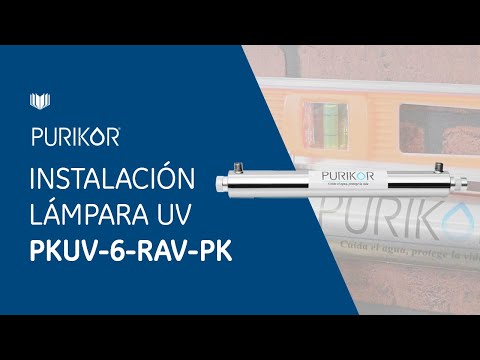 ¿Cómo instalar mi lámpara UV PKUV-6-RAV-PK?