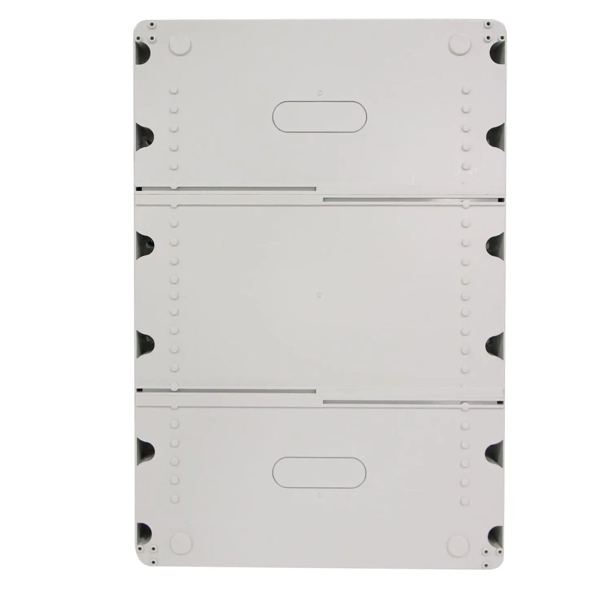 Vista posterior de caja de protección fotovoltaica CONNERA.