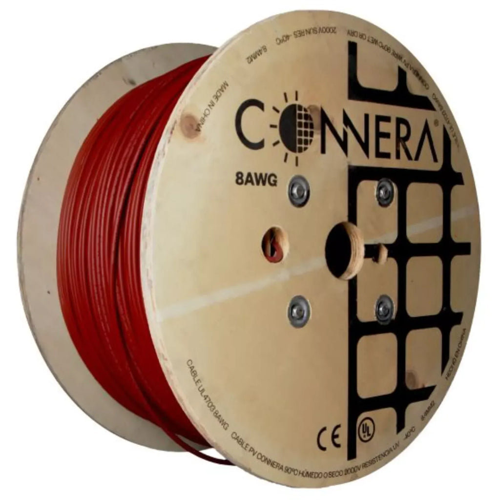 Imagen oficial de cable solar fotovoltaico CONNERA.