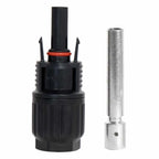 Imagen oficial de conector solar mc4 CONNERA.