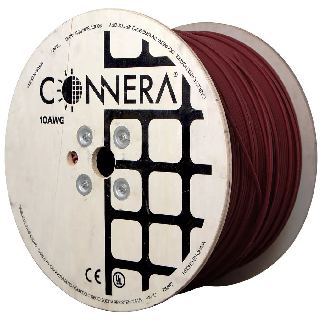 Imagen oficial de cable solar fotovoltaico CONNERA.