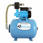Fotografía de referencia — Presurizador individual de velocidad constante AQUA PAK · Serie Bomba AQUA PAK con tanque AQ horizontal membrana