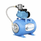 Fotografía de referencia — Presurizador individual de velocidad constante AQUA PAK · Serie Bomba AQUA PAK con tanque AQ horizontal membrana