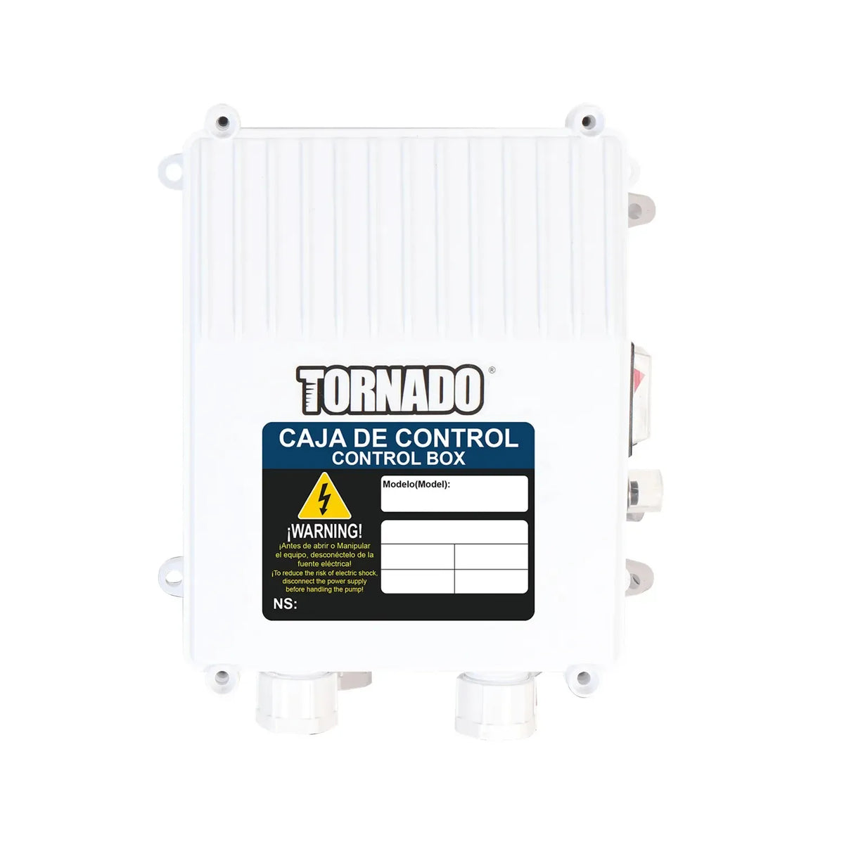 Fotografía de referencia — Caja de control para motor sumergible TORNADO monofásico TORNADO · Serie Caja de control TORNADO