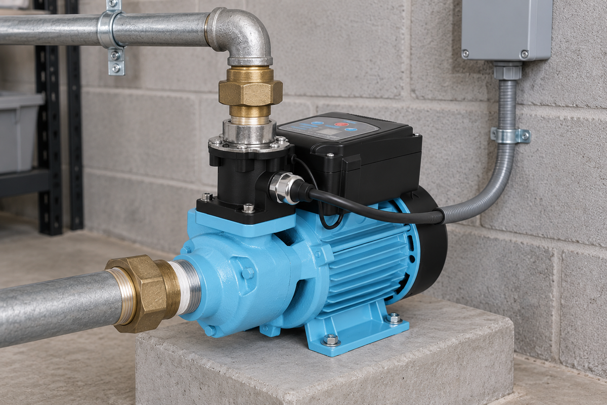 Ejemplo ilustrativo de instalación de la familia AP-MATIC AQUA PAK