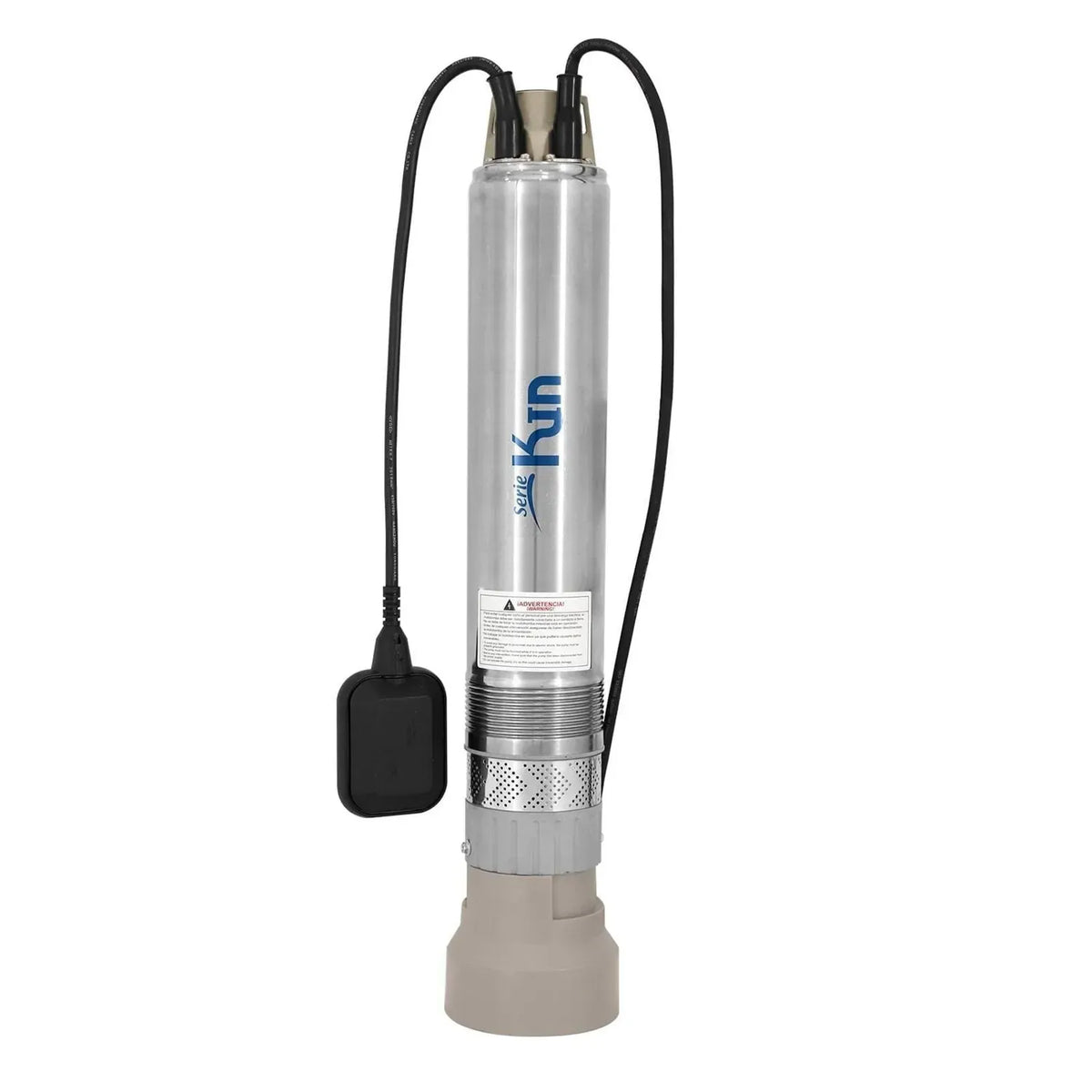 Motobomba sumergible para norias, cisternas y pozos profundos TORNADO — Modelo KIN58-8/1230A