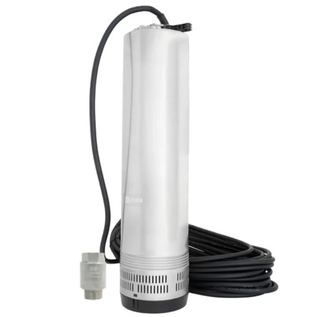 Motobomba sumergible para norias, cisternas y pozos poco profundos ESPA — Modelo ACUARIA27-3/3230