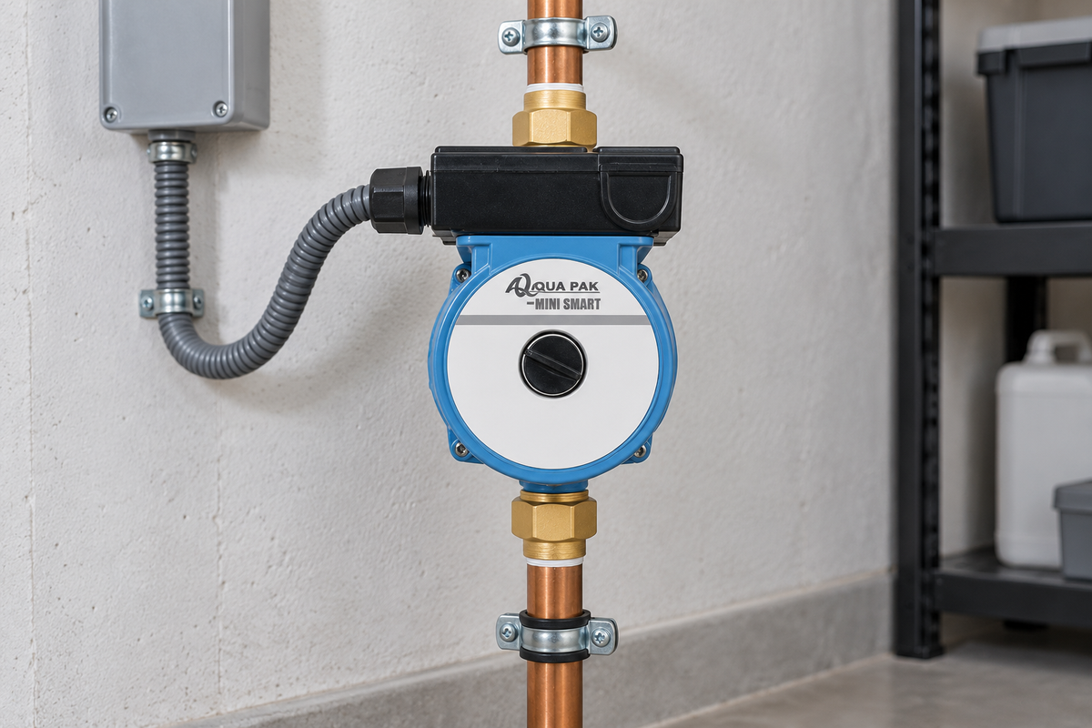 Ejemplo ilustrativo de instalación de la familia MINI SMART AQUA PAK