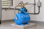 Ejemplo ilustrativo de instalación de la familia Bomba AQUA PAK con tanque AQ horizontal diafragma AQUA PAK