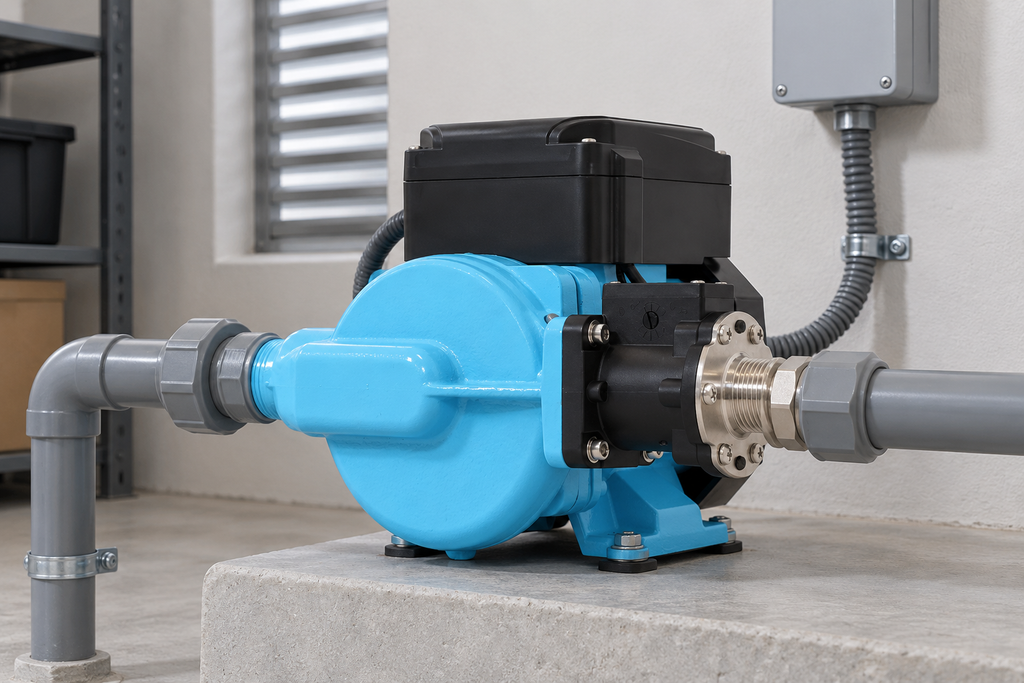 Ejemplo ilustrativo de instalación de la familia AC-MATIC AQUA PAK