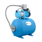 Fotografía de referencia — Presurizador individual de velocidad constante AQUA PAK · Serie Bomba AQUA PAK con tanque AQ horizontal membrana