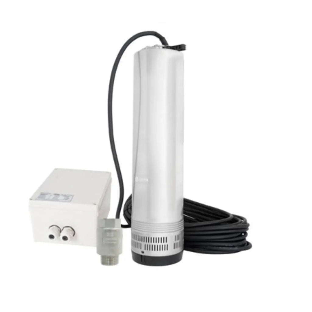 Motobomba sumergible para norias, cisternas y pozos profundos ESPA — Modelo ACUARIA27-4/1220