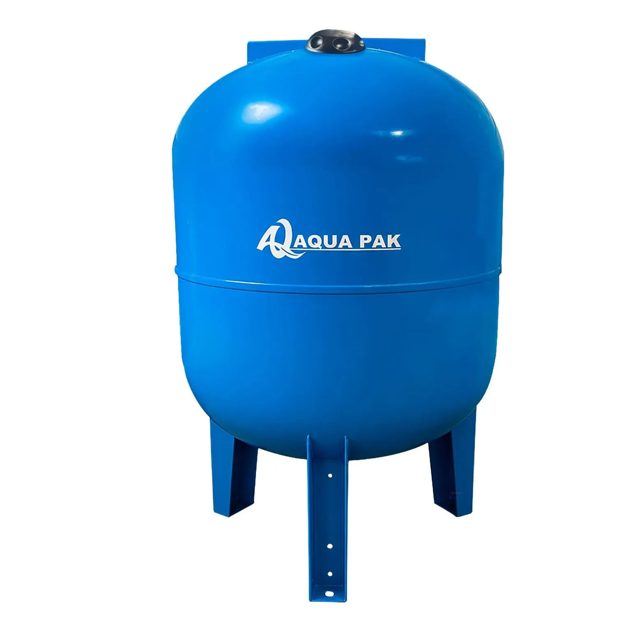 Imagen oficial de tanque precargado con membrana AQUA PAK; presentación de la familia del fabricante.
