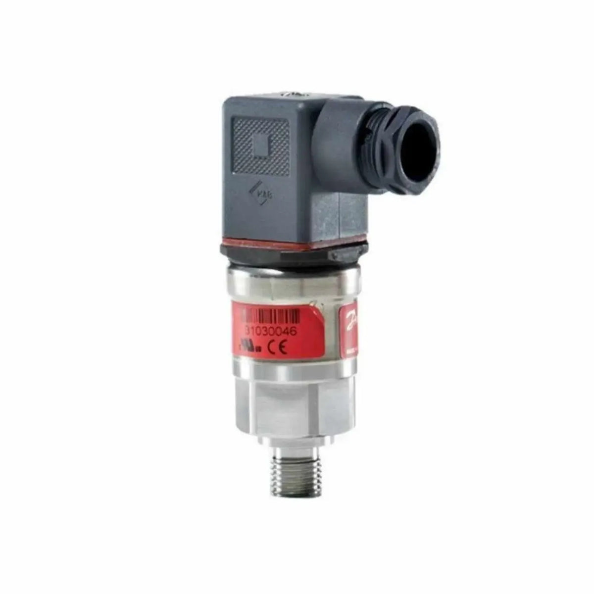 Imagen oficial de sensor de presión DANFOSS; presentación de la familia del fabricante.