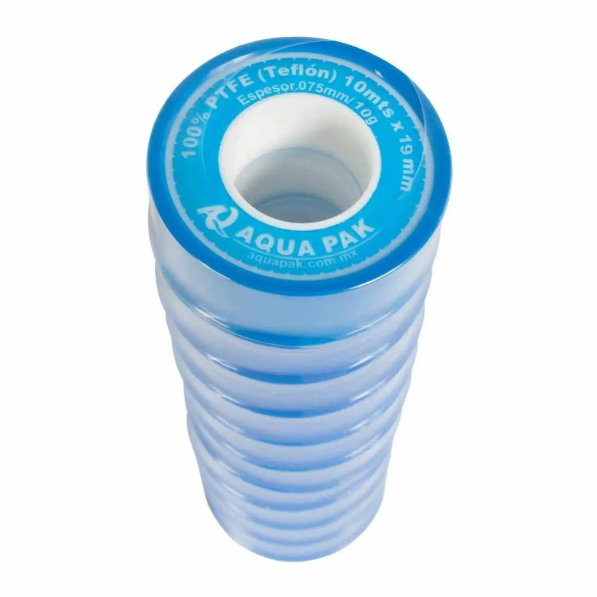 Imagen oficial de cinta teflón AQUA PAK; presentación de la familia del fabricante.