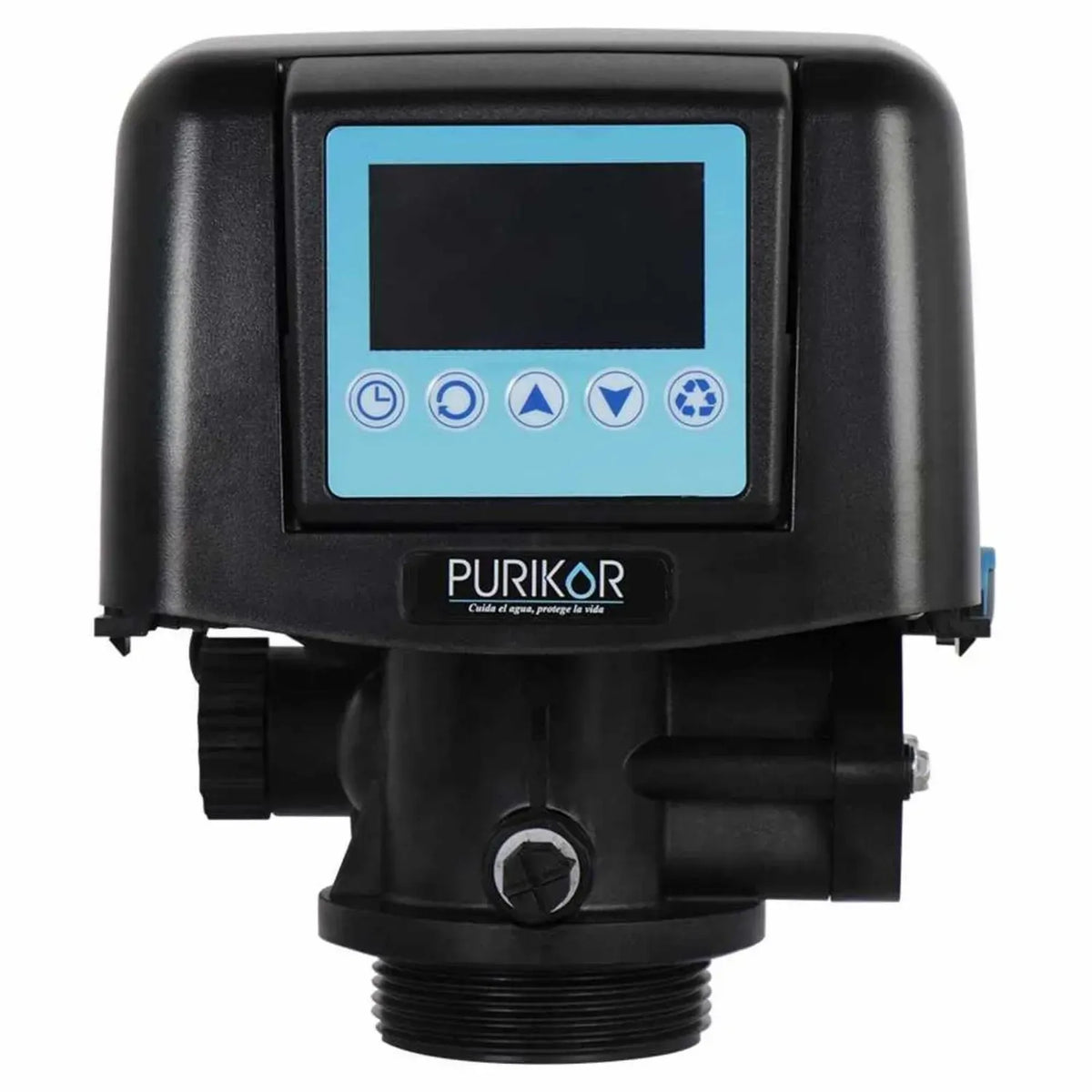 Fotografía oficial PURIKOR: válvulas automáticas para sistemas de suavización. Vista del producto.