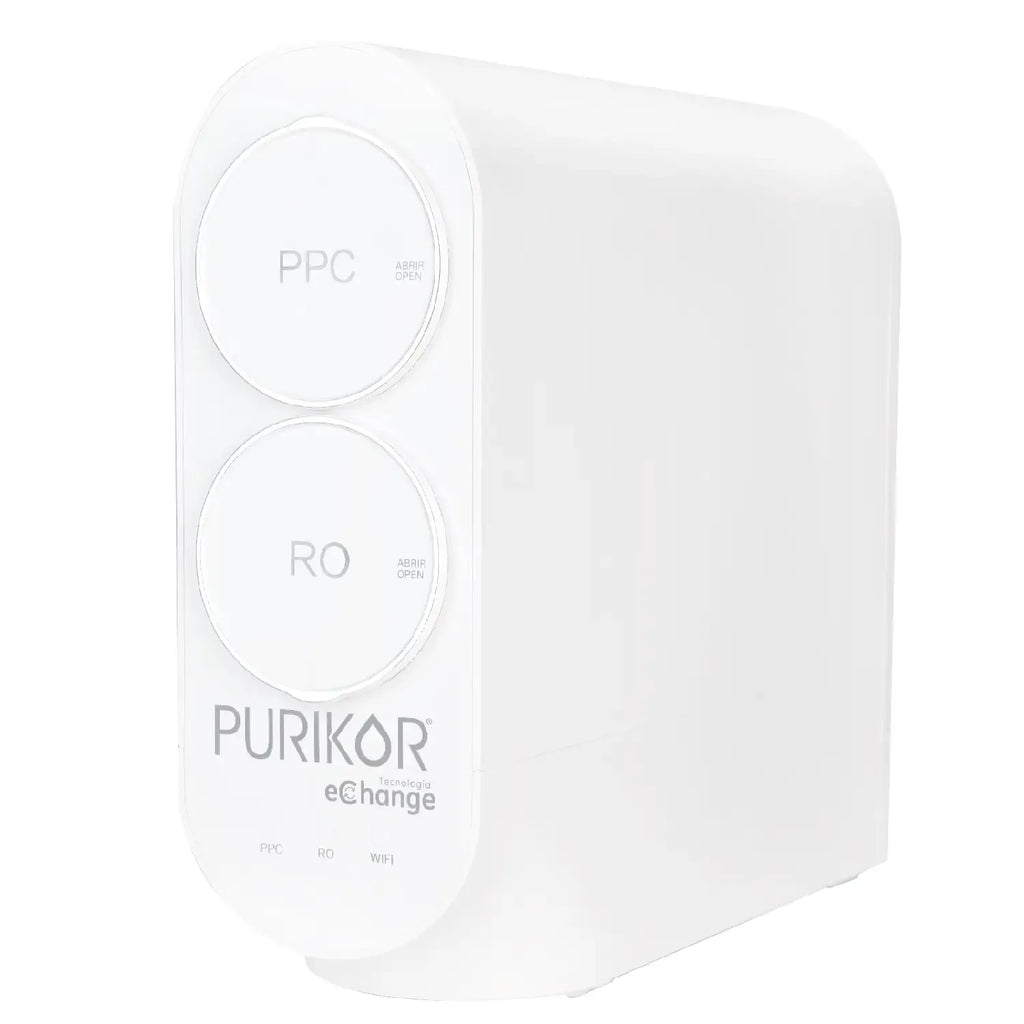 Fotografía oficial PURIKOR: sistema de ósmosis inversa de alto flujo. Vista del producto.