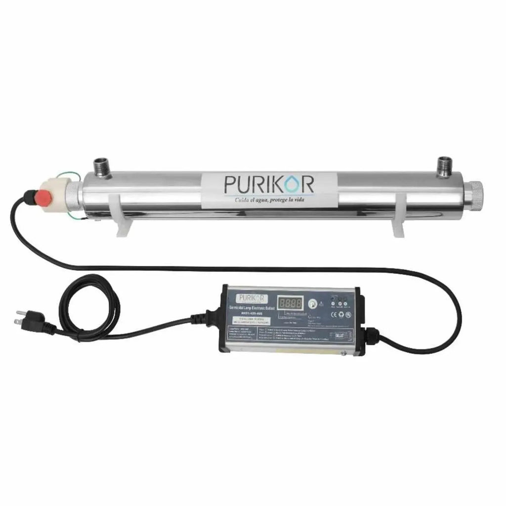 Fotografía oficial PURIKOR: sistema de desinfección con luz uv. Vista del producto.
